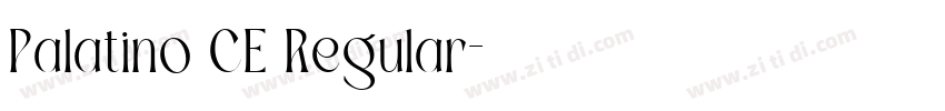Palatino CE Regular字体转换 Palatino CE Regular字体转换